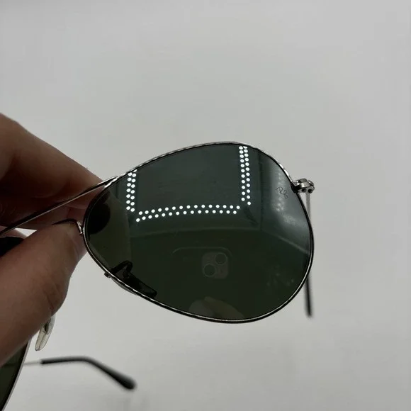 Ray Ban Aviator Sunglasses RB3025 W3277 58 14 Silver Frame & Gray Lenses